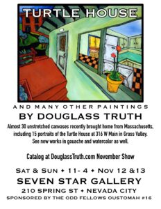 Turtle House Douglass Truth Art Show @ Seven Stars Gallery Odd Fellows Hall